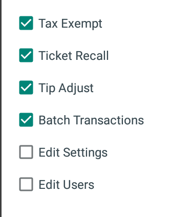 Application Permissions 1
